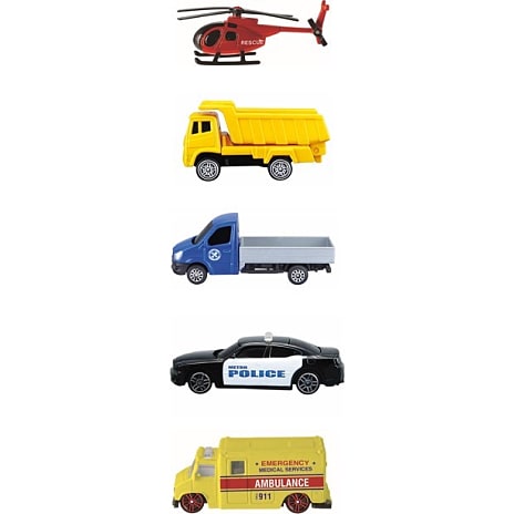 Car Mania Diecast legetøjsbiler 5-pak