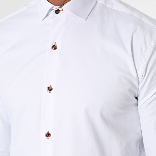 Chemise Manches Longues Blanc