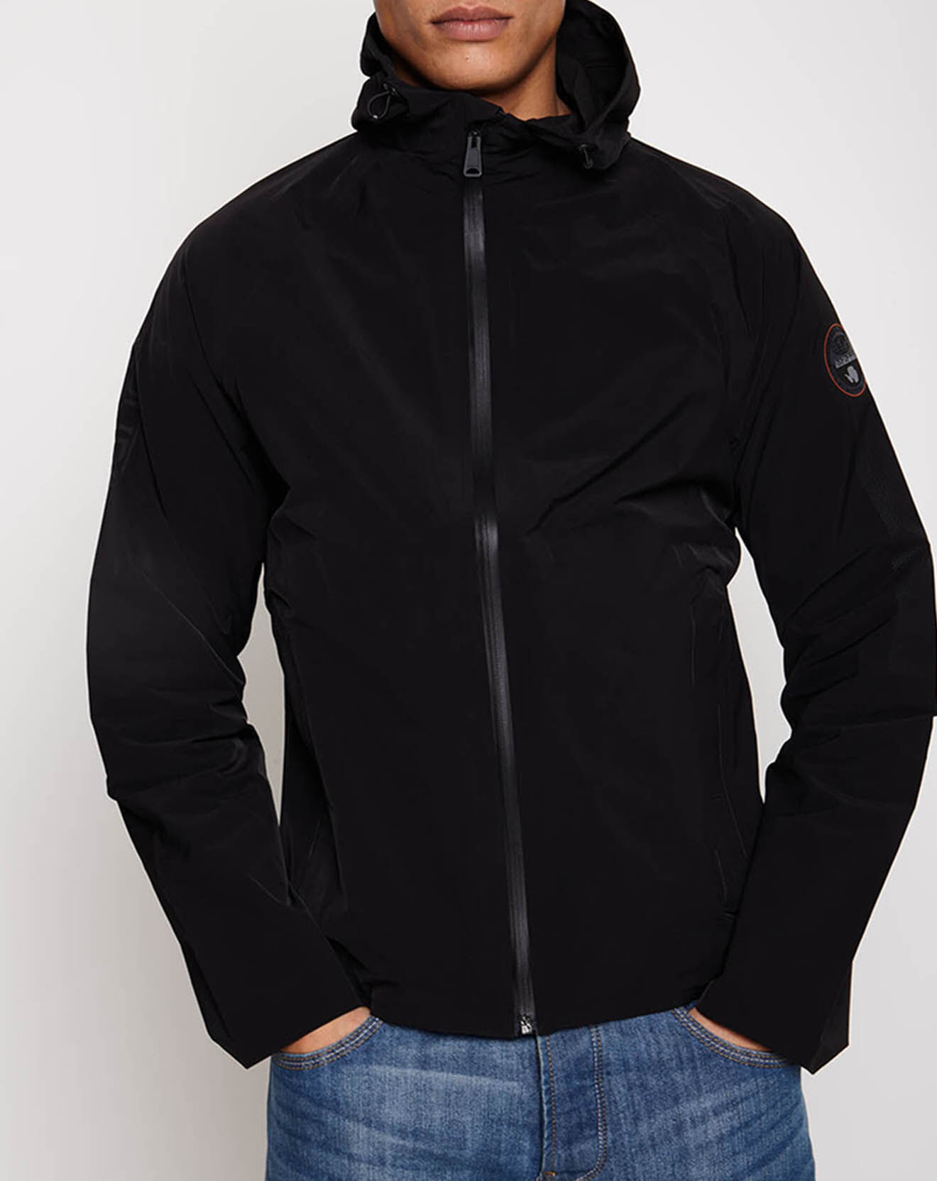 Napapijri Coupe-Vent slim Adros Hood noir