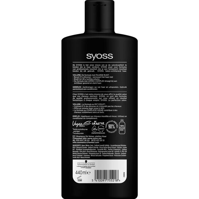Syoss Volume Shampoo 440 ML