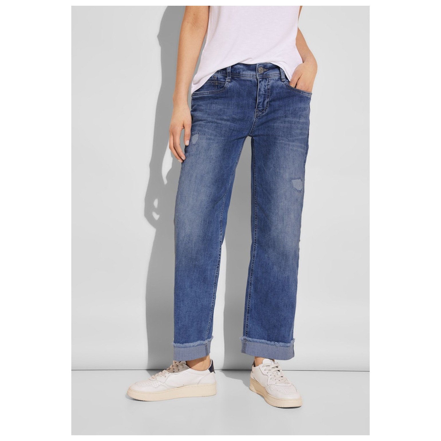 Street One LTD QR Denim-Straight Leg,mw,i