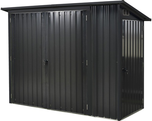 Multifunctionele 3-in-1 kast inclusief gereedschapshaken, 243 x 112 x 176 cm, antraciet