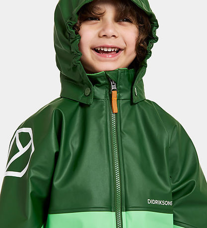 Didriksons Regenkleidung m. Träger - Waterman - Light Algen Gree