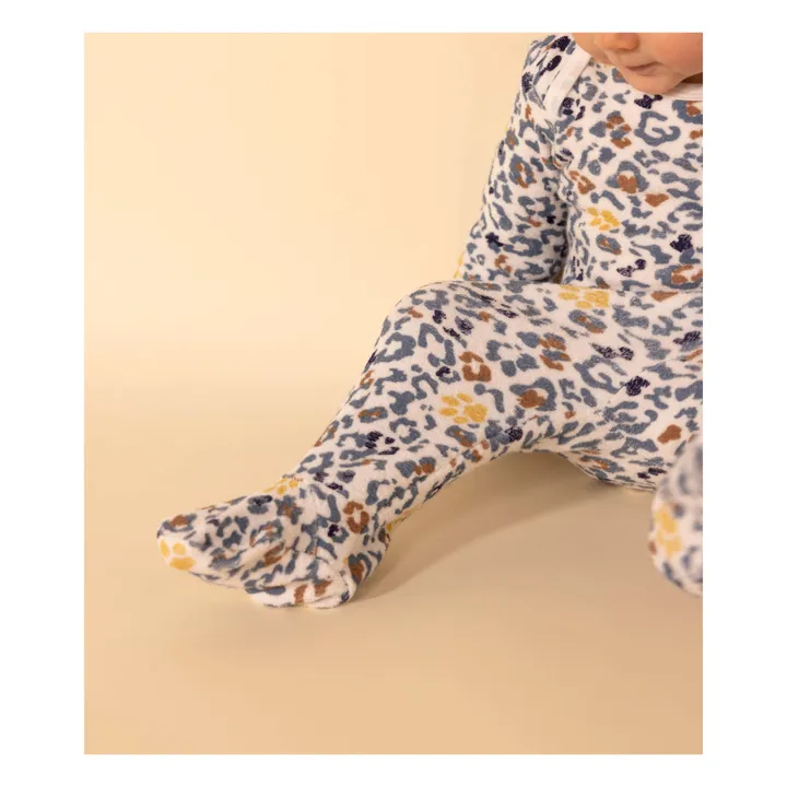 Petit Bateau Pyjama en Bouclette Eponge | Ecru