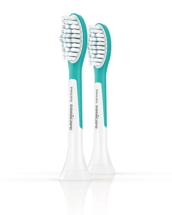 Philips Sonicare For Kids HX6042 - Ekstra tandbørstehoved - til tandbørste - akvamarin (pakke med 2)