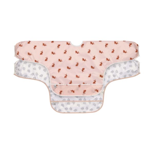 Laessig Little Forest Fox Longsleeve Slabbetje 2 Stuks