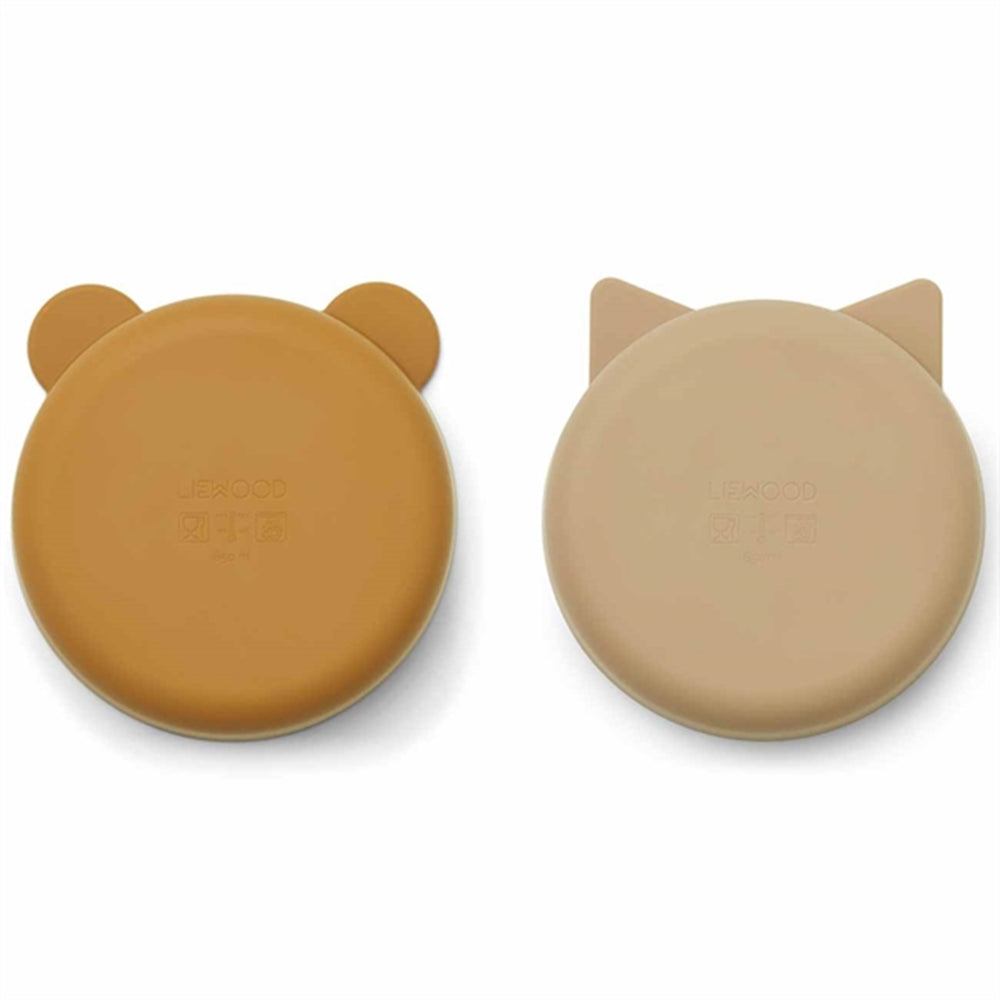 Vanessa Silicone Skåle 2-pak Golden Caramel Oat Mix - LieWood