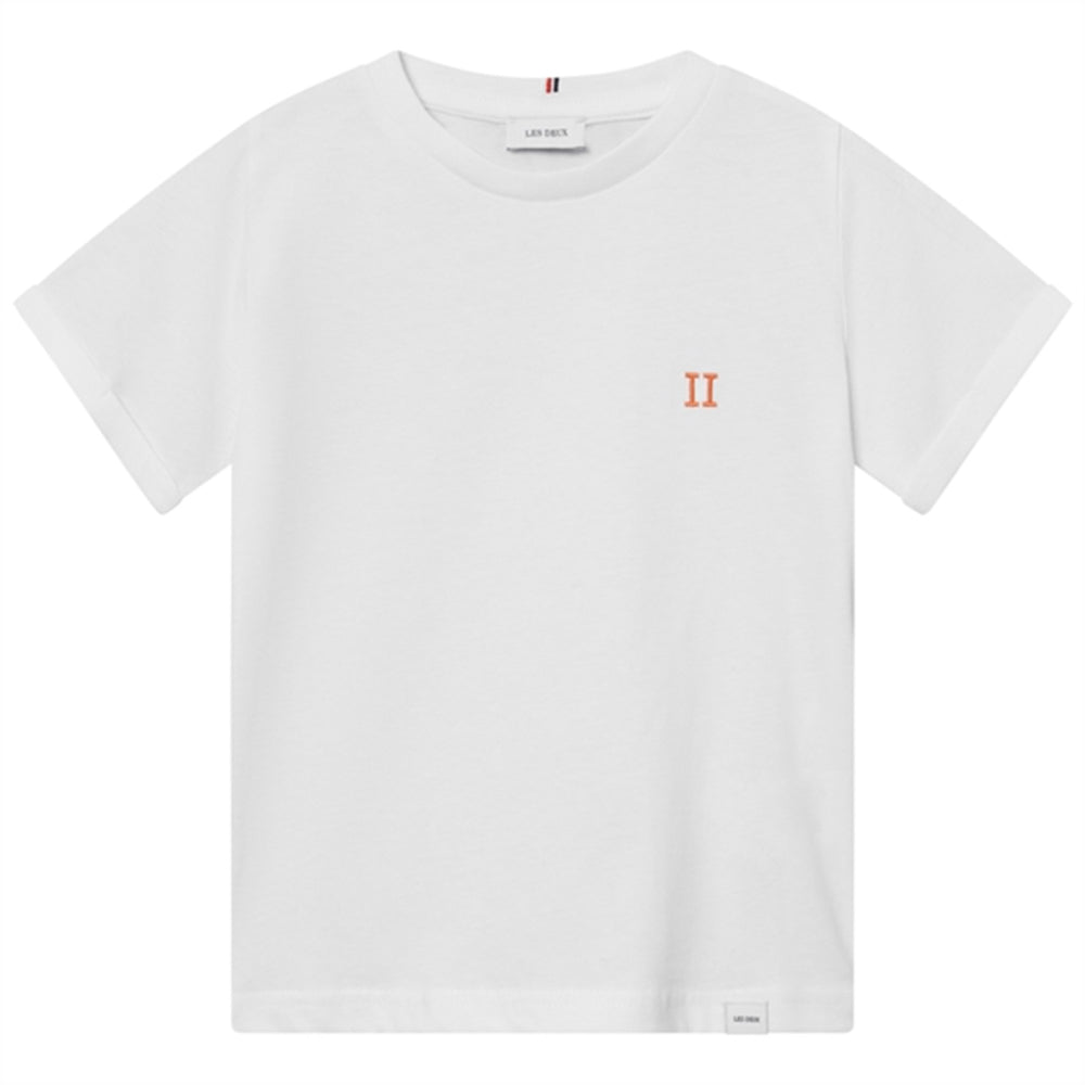 White/Orange Nørregaard T-Shirt