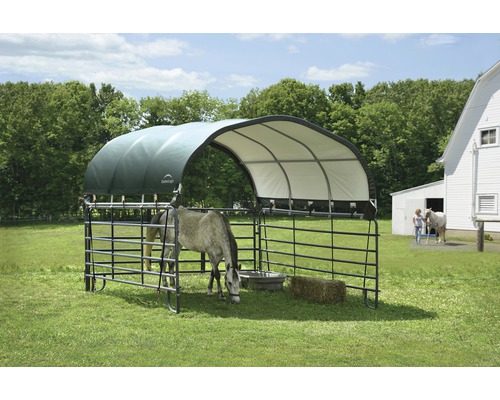Weidetent luifel ShelterLogic 370 x 370 cm groen