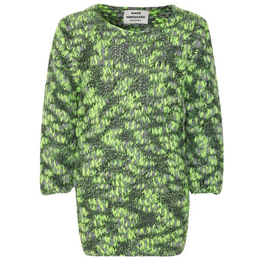 Køb Mads Nørgaard Fantasy Wool Strik Kaxini Neon Yellow