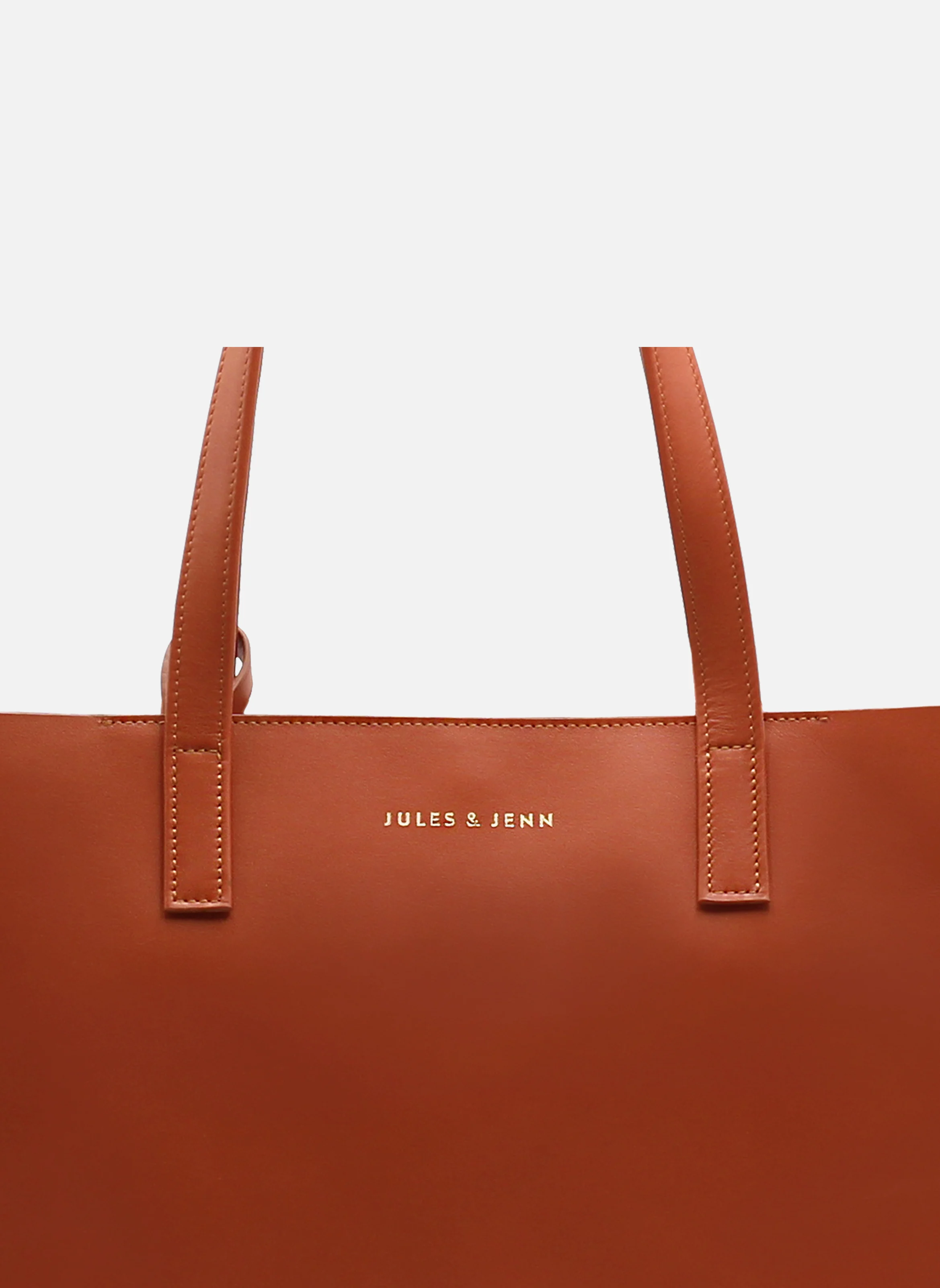 Sac cabas cuir lisse | Orange
