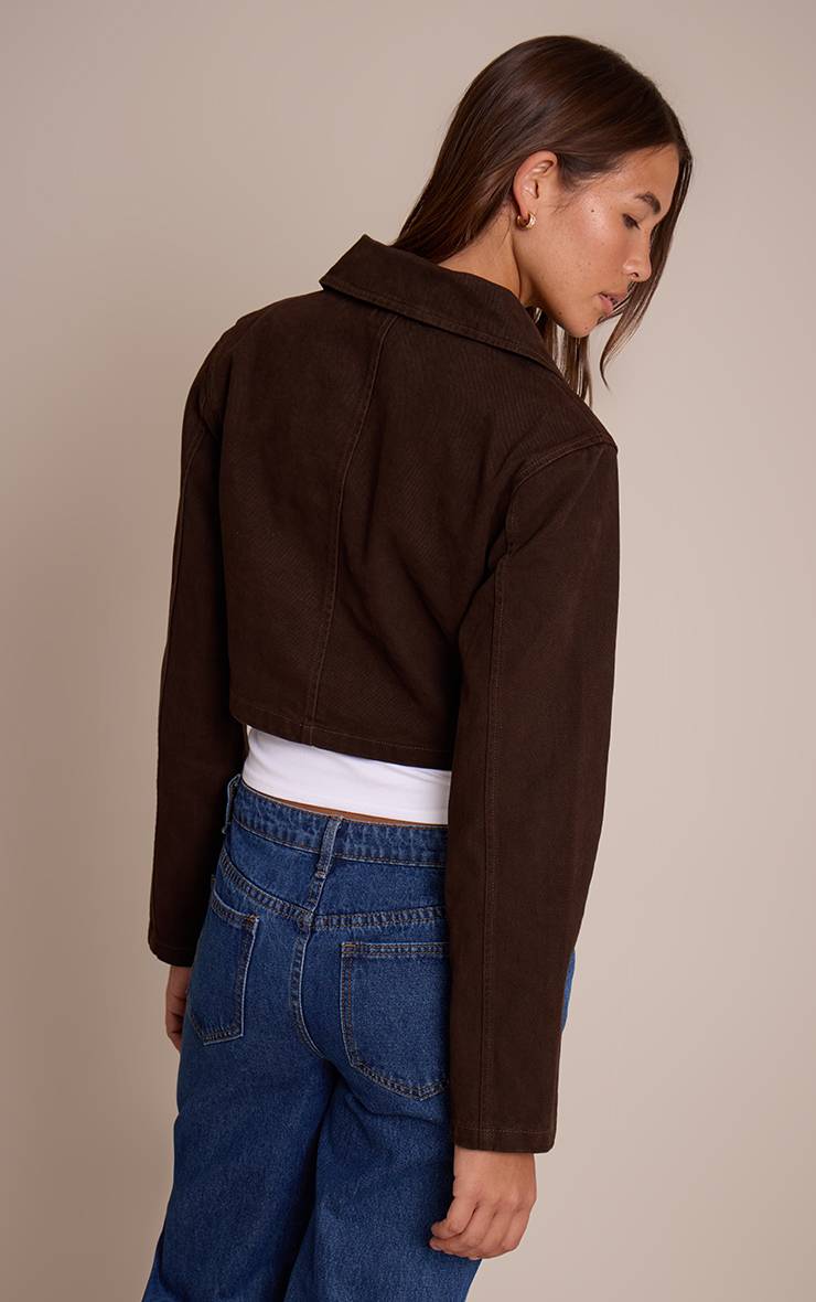 Chocolat Veste En Jean Courte