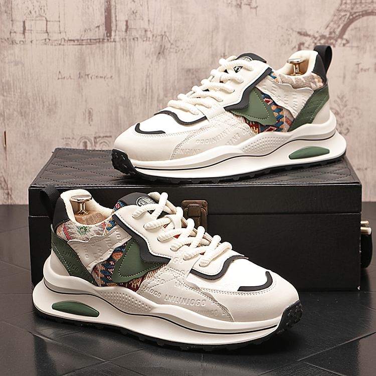 Mr Ozera - Platform Paneel Sneakers