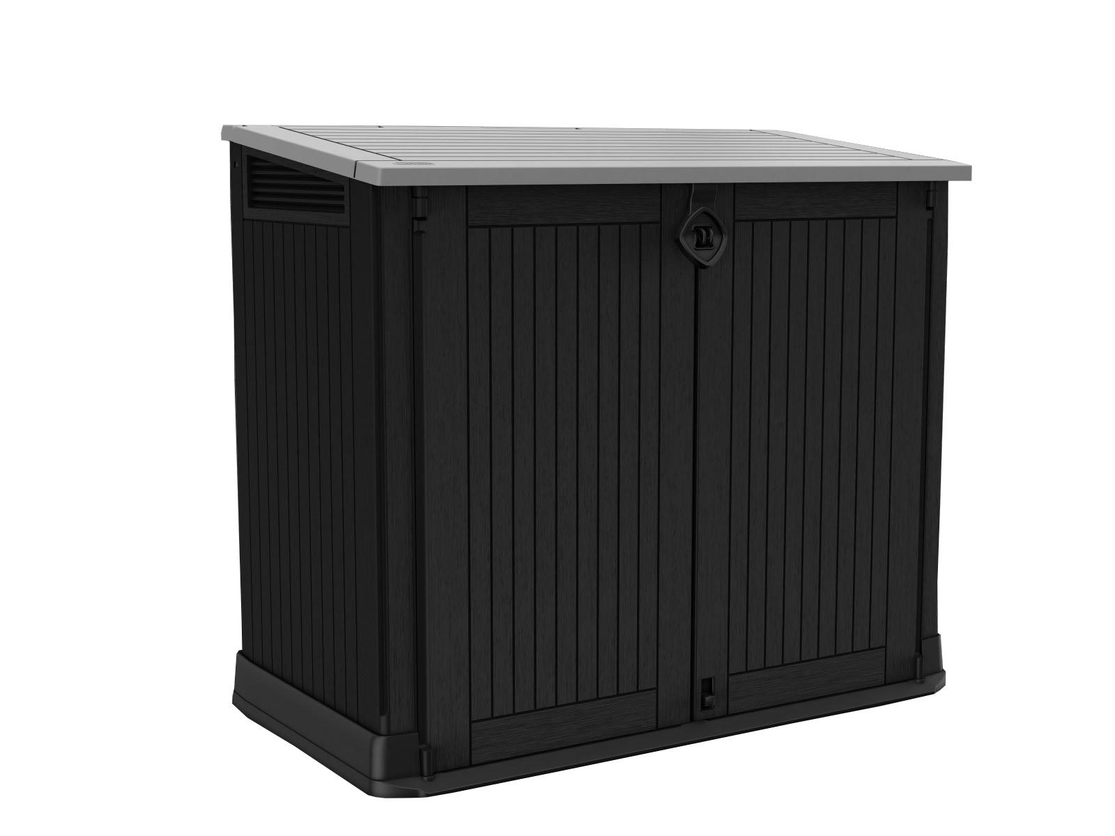 Universalbox für den Garten - grau-schwarz - 2x120 Liter