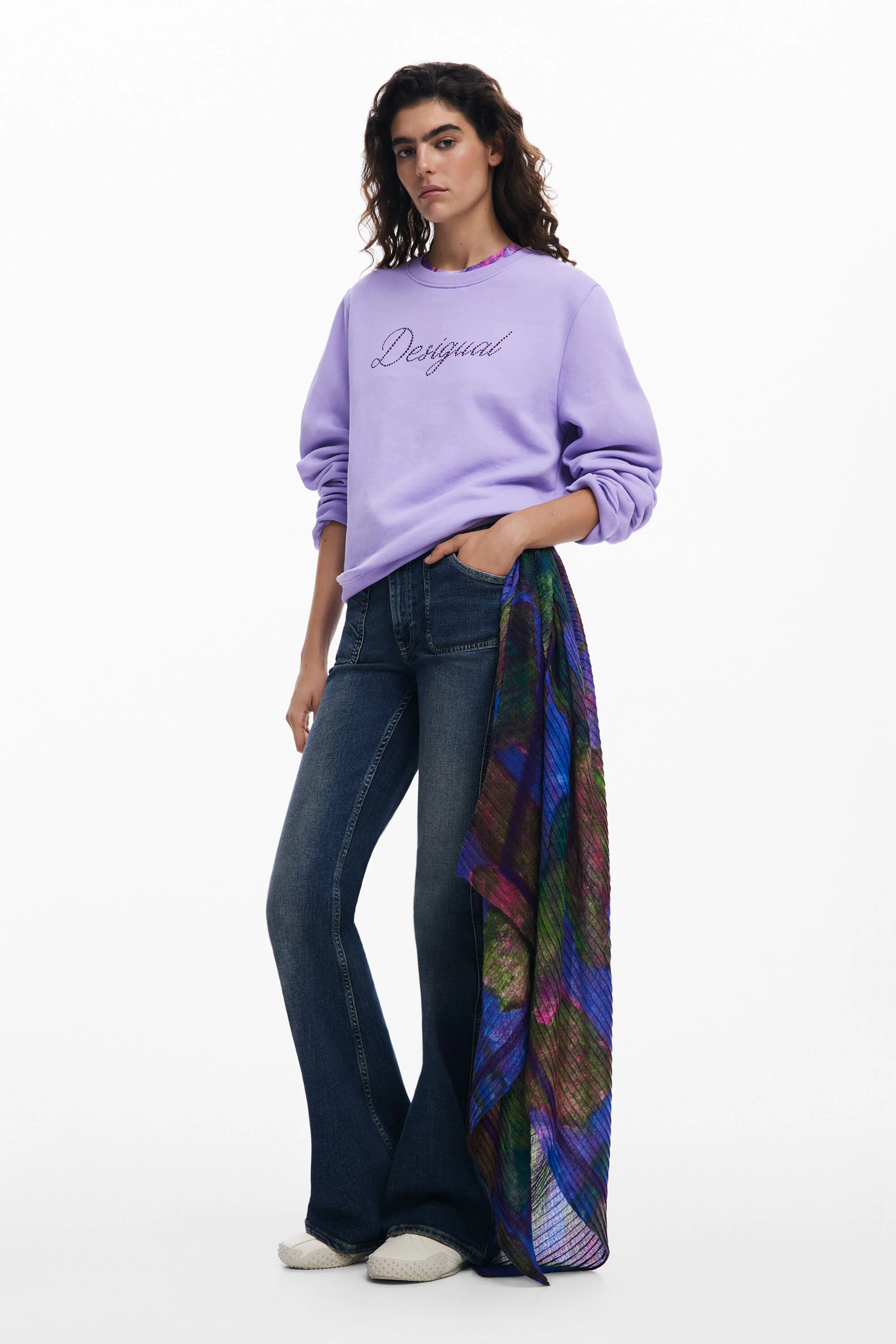 Foulard hojas