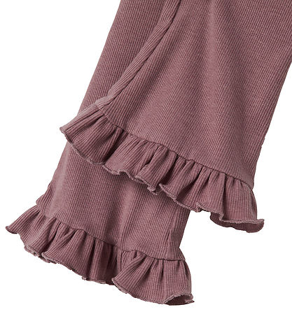 Lil' Atelier Leggings - Rib - NmfDarla - Nostalgie Rose