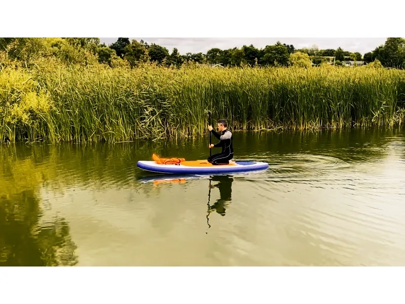 Restparti: CS Aqua SUP Board - Stand Up Paddleboard - 300x83x15 cm - Orange/Blue
