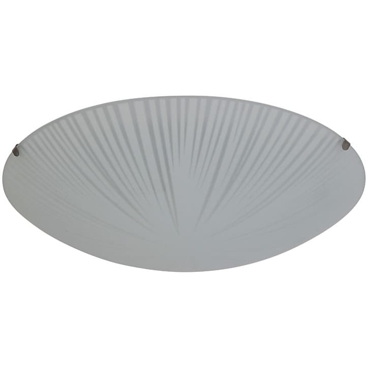 Plafonnier E27 42W GoodHome Dius mat blanc H.9 x Ø30 cm