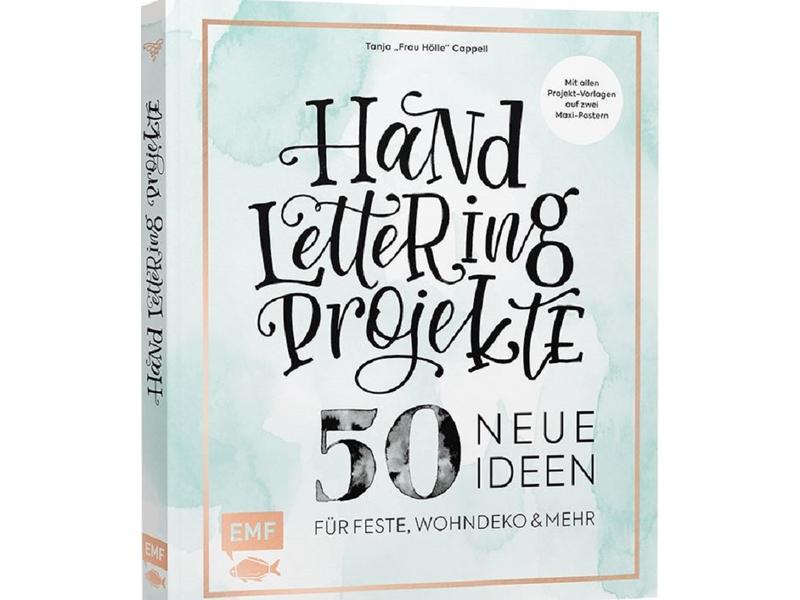 EMF Handbuch Handlettering Projekte  Seiten Übungsheft mit Vorlagen für Hobby Lettering Artisten