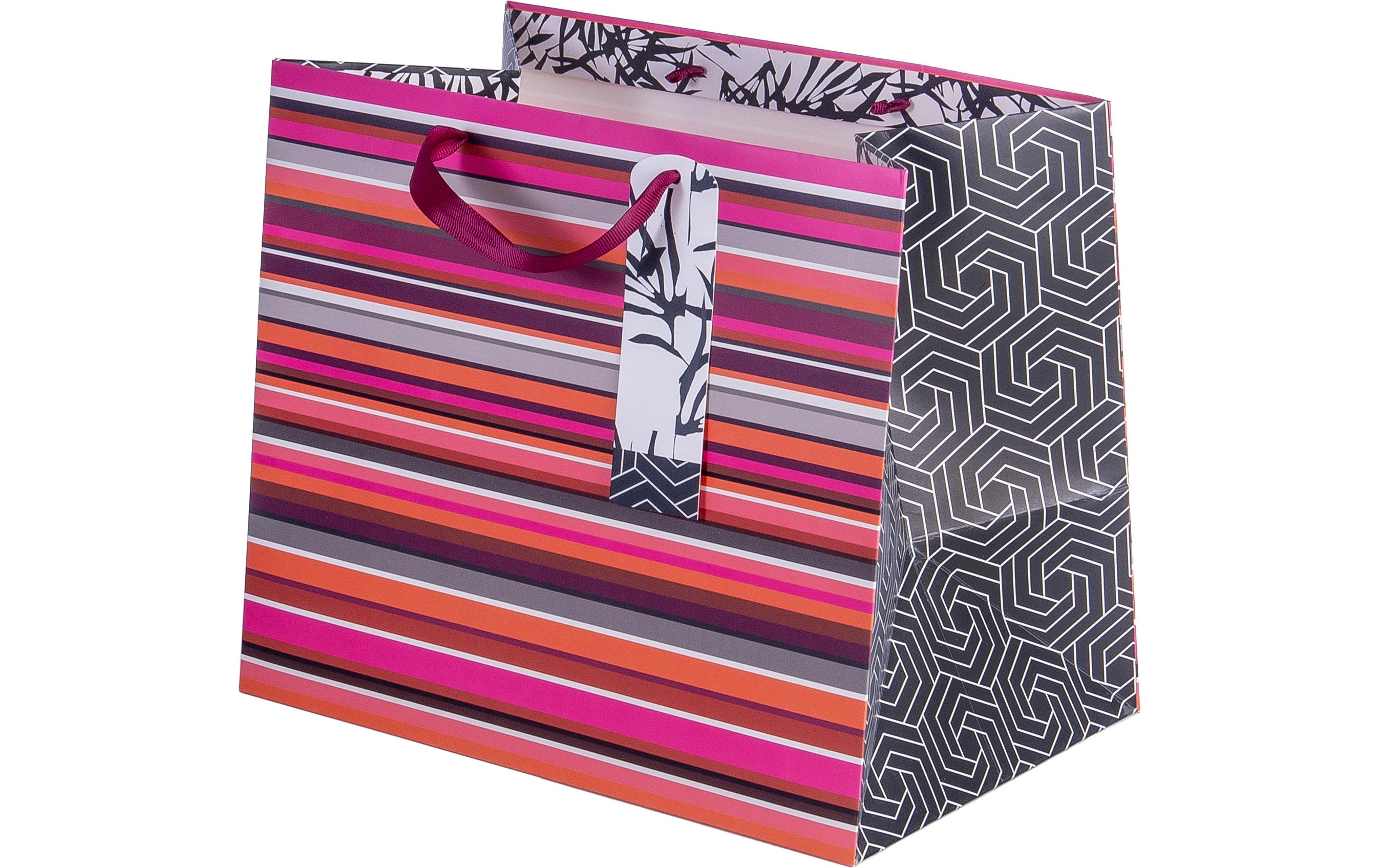 Geschenktüte 33 x 28 x 21.5 cm, mehrfarbig, 1 StückGeschenktasche
