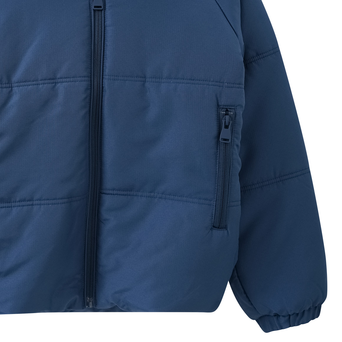 Yigga Jungen Steppjacke mit Kapuze dunkelblau