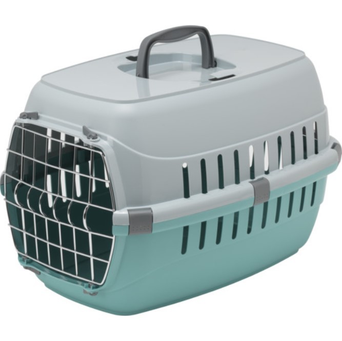Transportadora para animais de estimação MODERN MP Roadrunner 1 com porta de metal reciclada