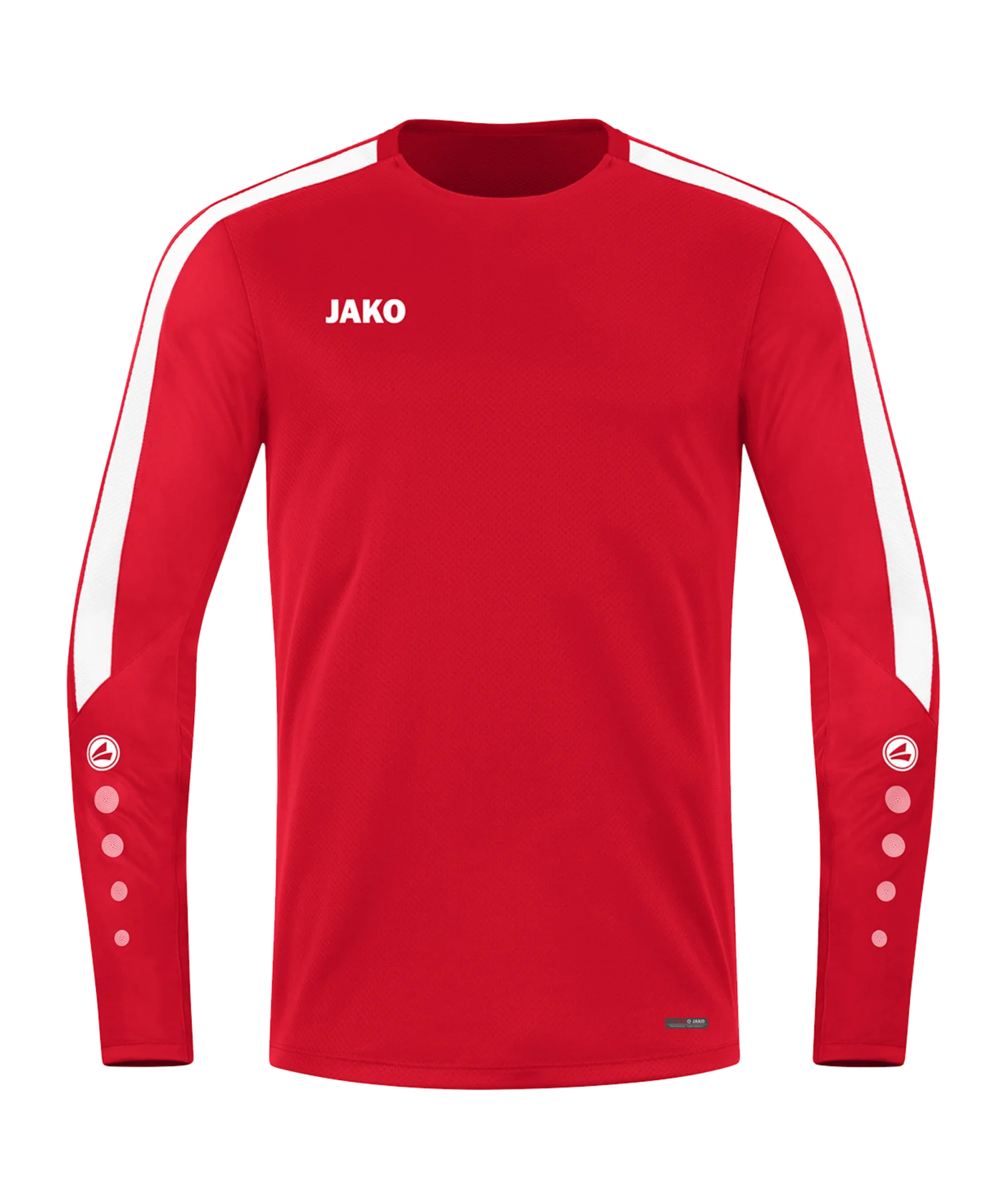 JAKO Power Sweatshirt Kids Rot Weiss F100