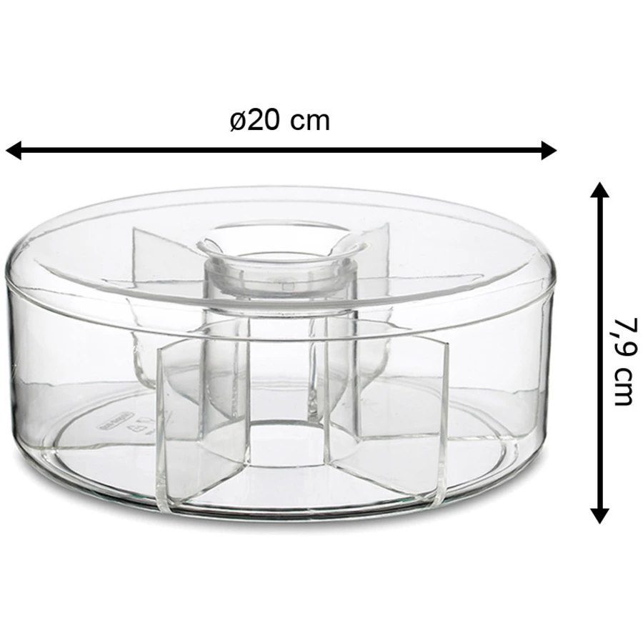 Mepal Vorratsdose für Teebeutel T-Time ø 20 cm transparent