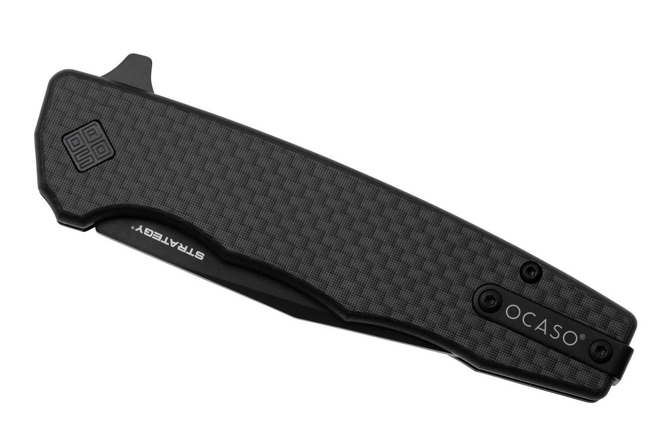 Ocaso Strategy 29BCB Black Blade, G10 Carbon Fiber Peel Ply, zakmes