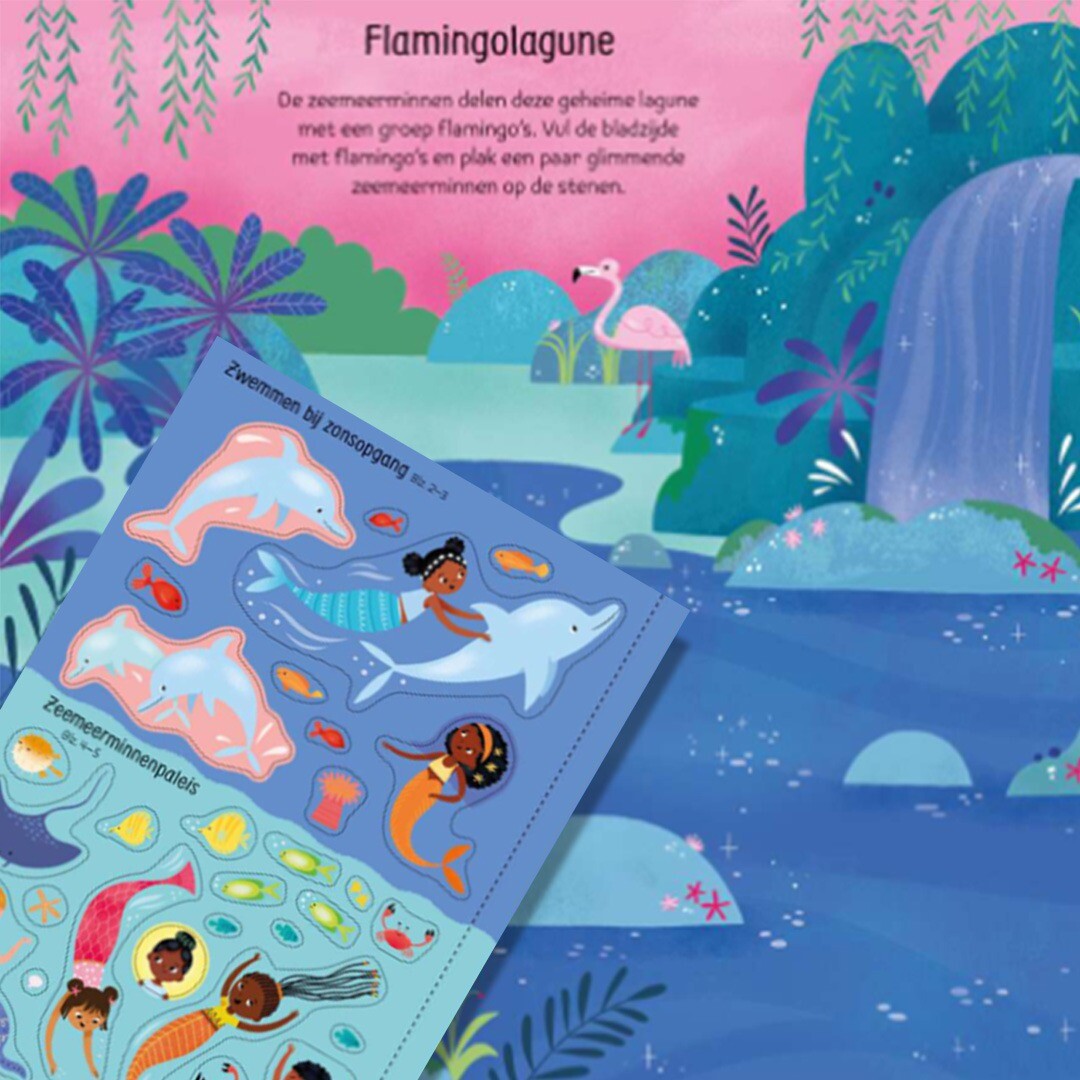Uitgeverij usborne glitterende zeemeerminnen