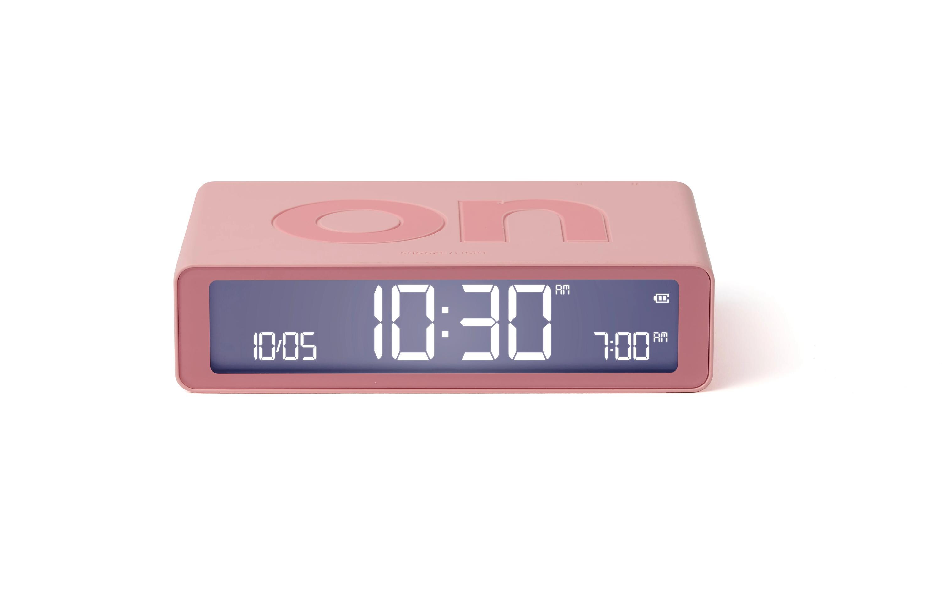 Digitalwecker Flip Classic RosaLCD-Wecker
