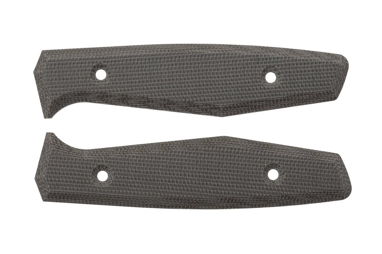 Daily Customs AK1 Scales, Plain Black Canvas Micarta handgreepschalen