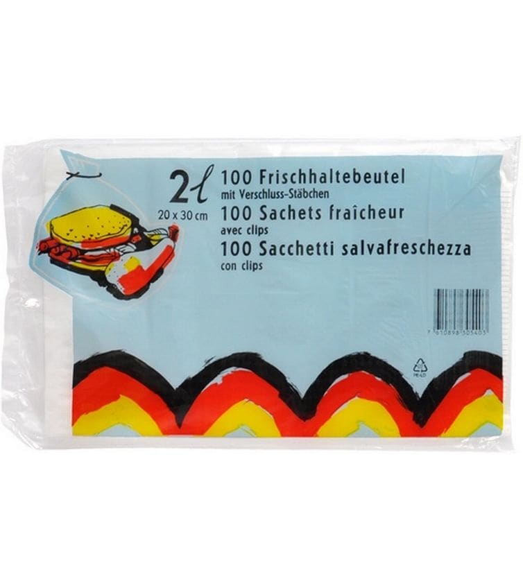 Webstar Frischhaltebeutel 20 cm x 30 cm, 100 Stück Frischhaltebeutel von Haushaltsware