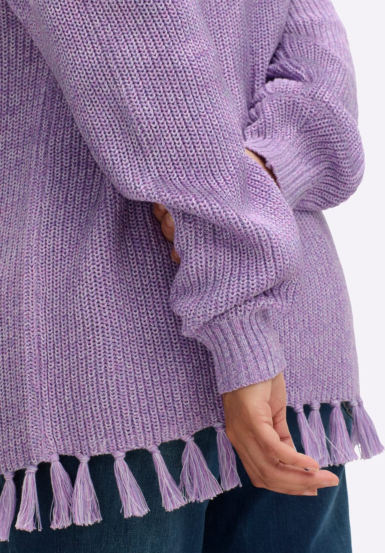 Sheego V-Ausschnitt-Pullover »Pullover«
