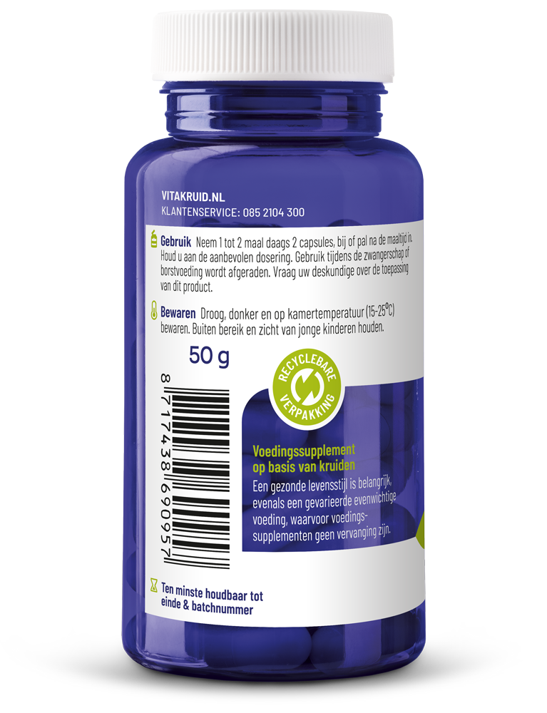 Vitakruid Para Dtx Kruidenformule Oa Oregano & Knoflook (60 vega capsules)