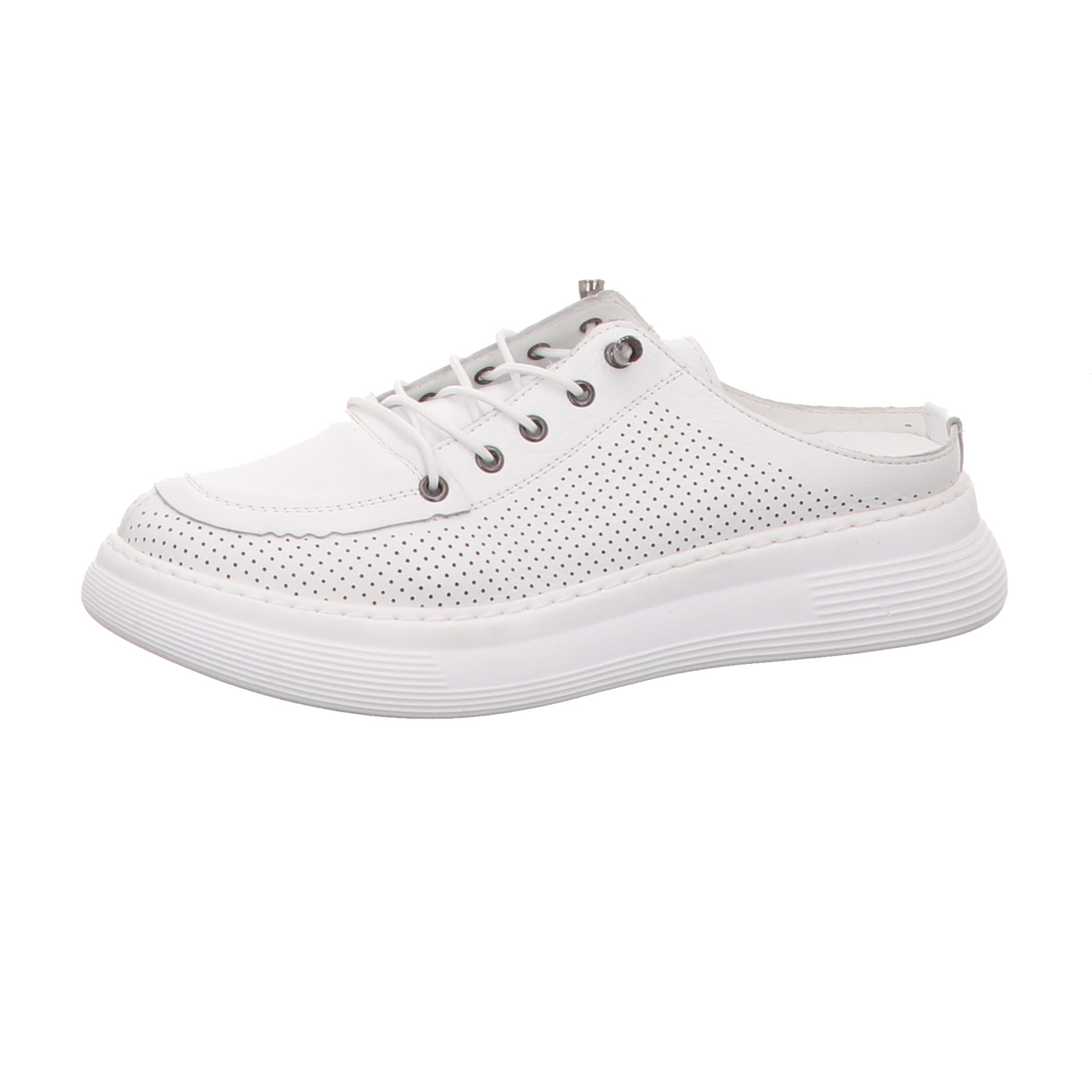 elbandi Pantolette weiß weiss/weiss kombi