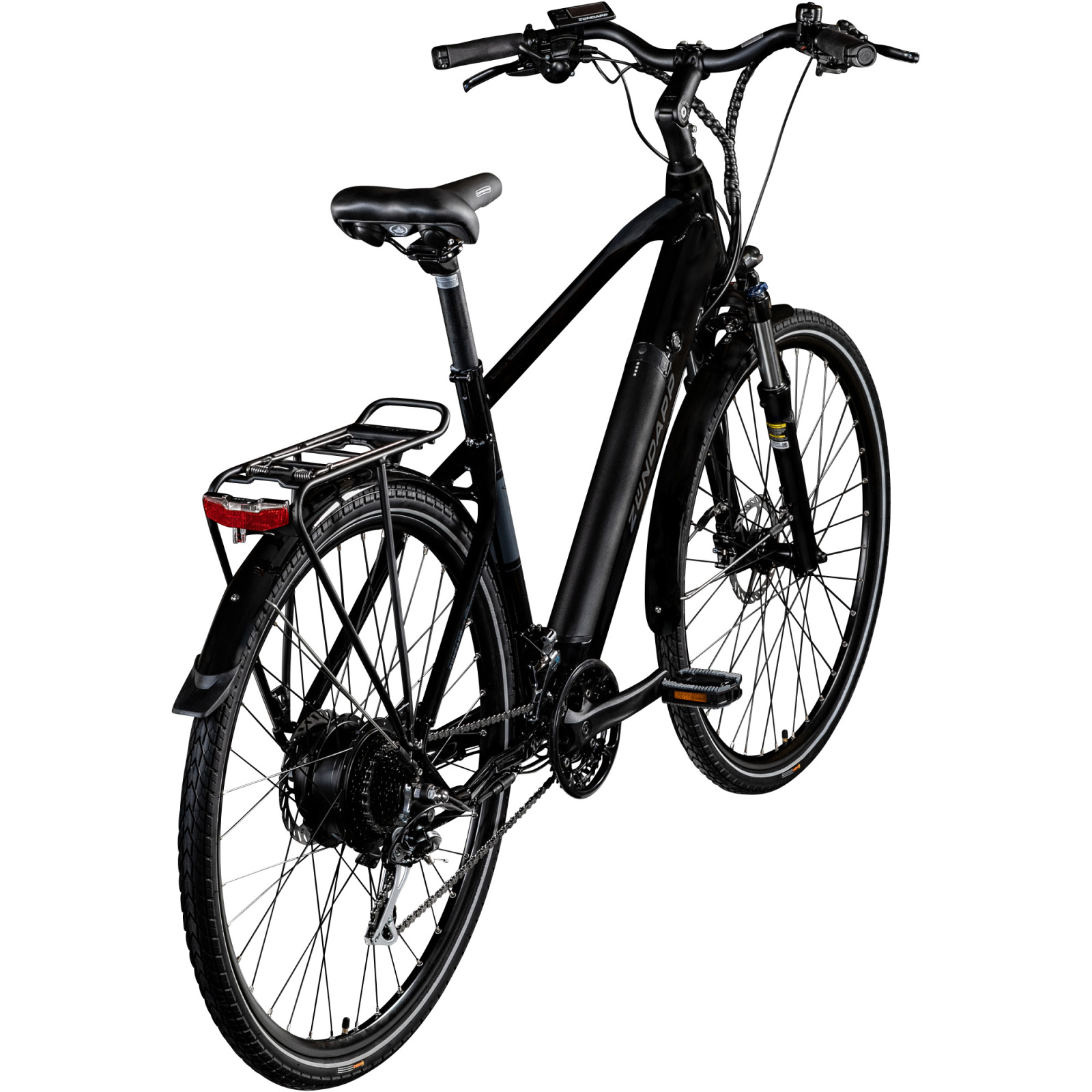 Zündapp Herren Elektro-Trekking Bike Z810 - schwarz-grau - 28 Zoll
