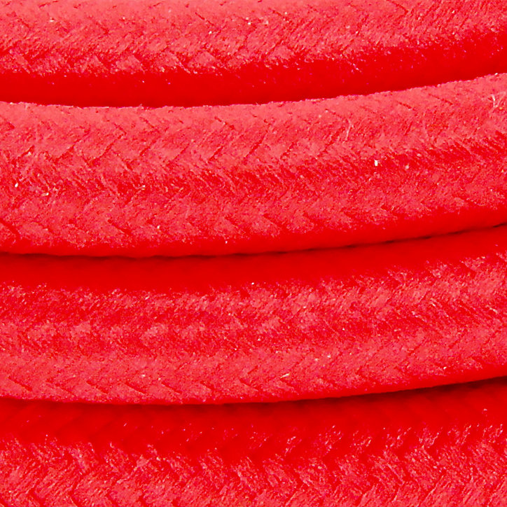 Câble en textile rouge Chacon 3m 2 x 0,75mm²