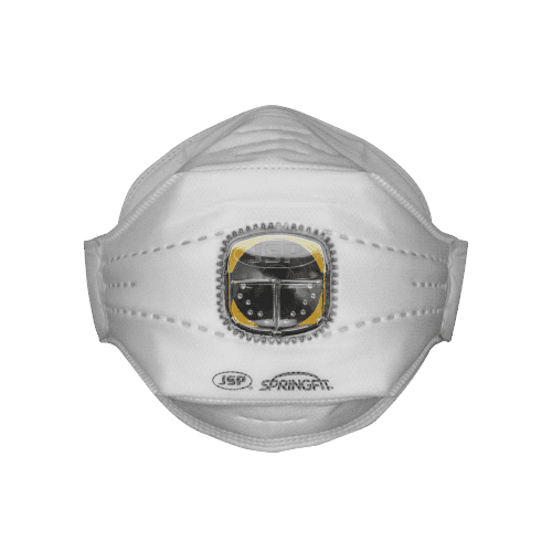 Masque de protection anti-poussières Springfit 425 FFP2 JSP trois plis avec valve Typhoon