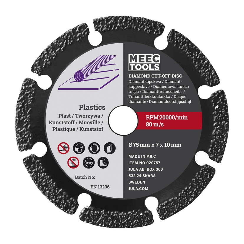 Kappeskiver 3-pk Ø75 mm