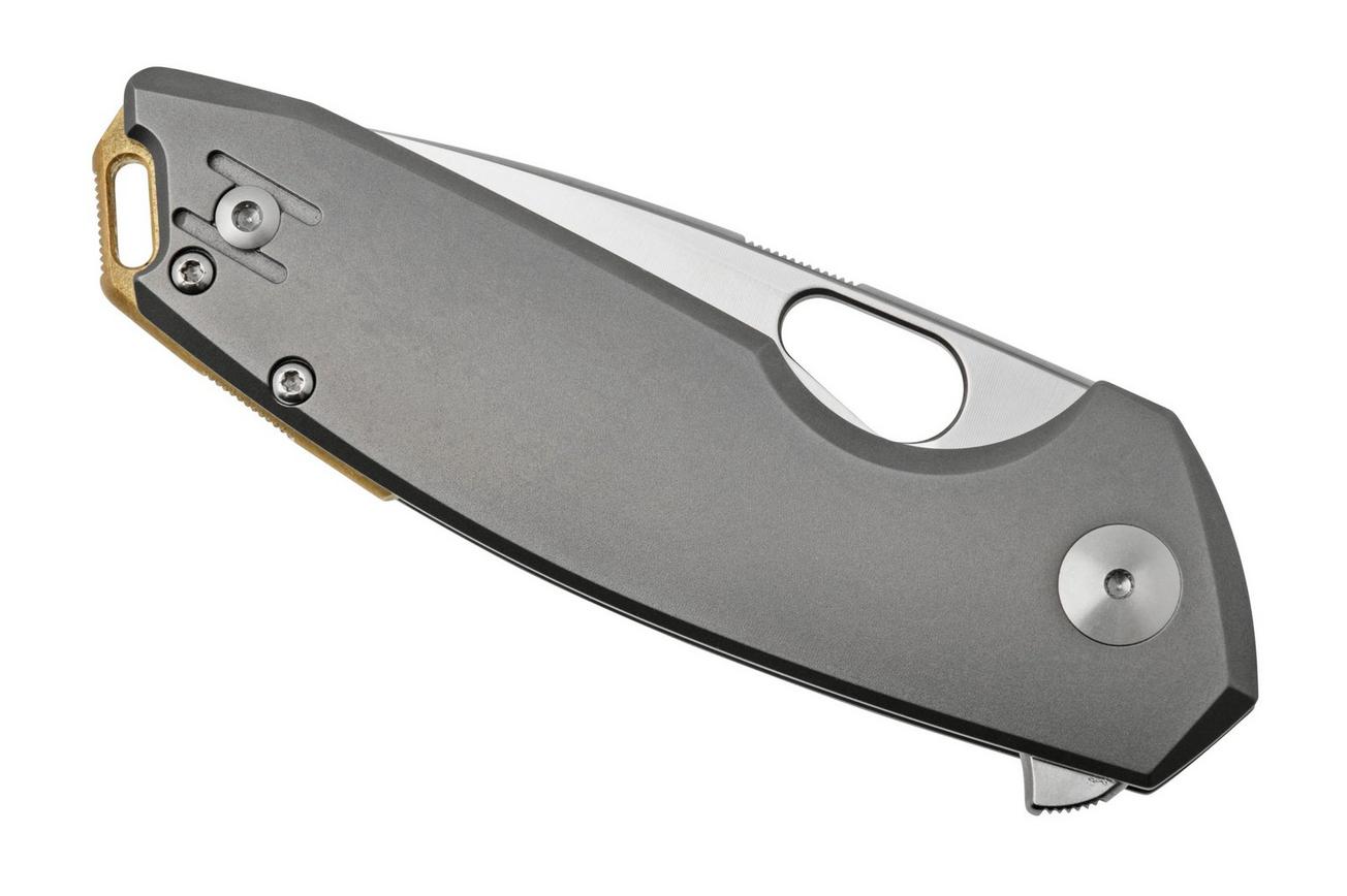 GiantMouse ACE Tribeca TRI-TI Satin Magnacut, Titanium, zakmes