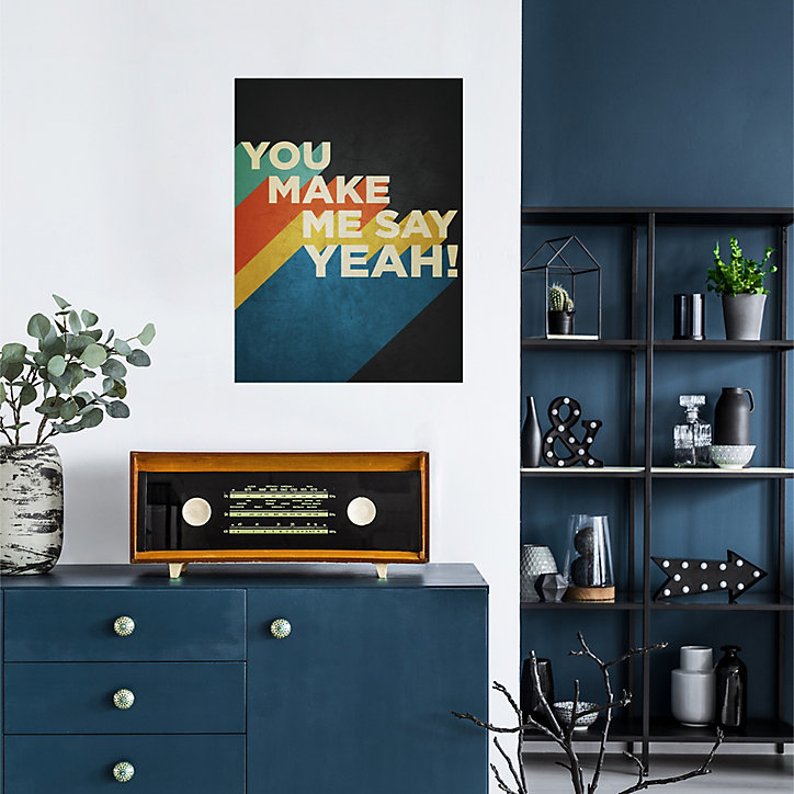 Affiche you make me Dada Art l.30 x H.40 cm