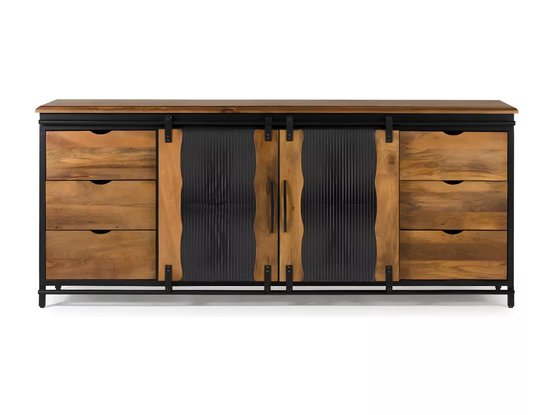 BUFFET - VAISSELLE Multicolor.Giner y Colomer.80x40x190