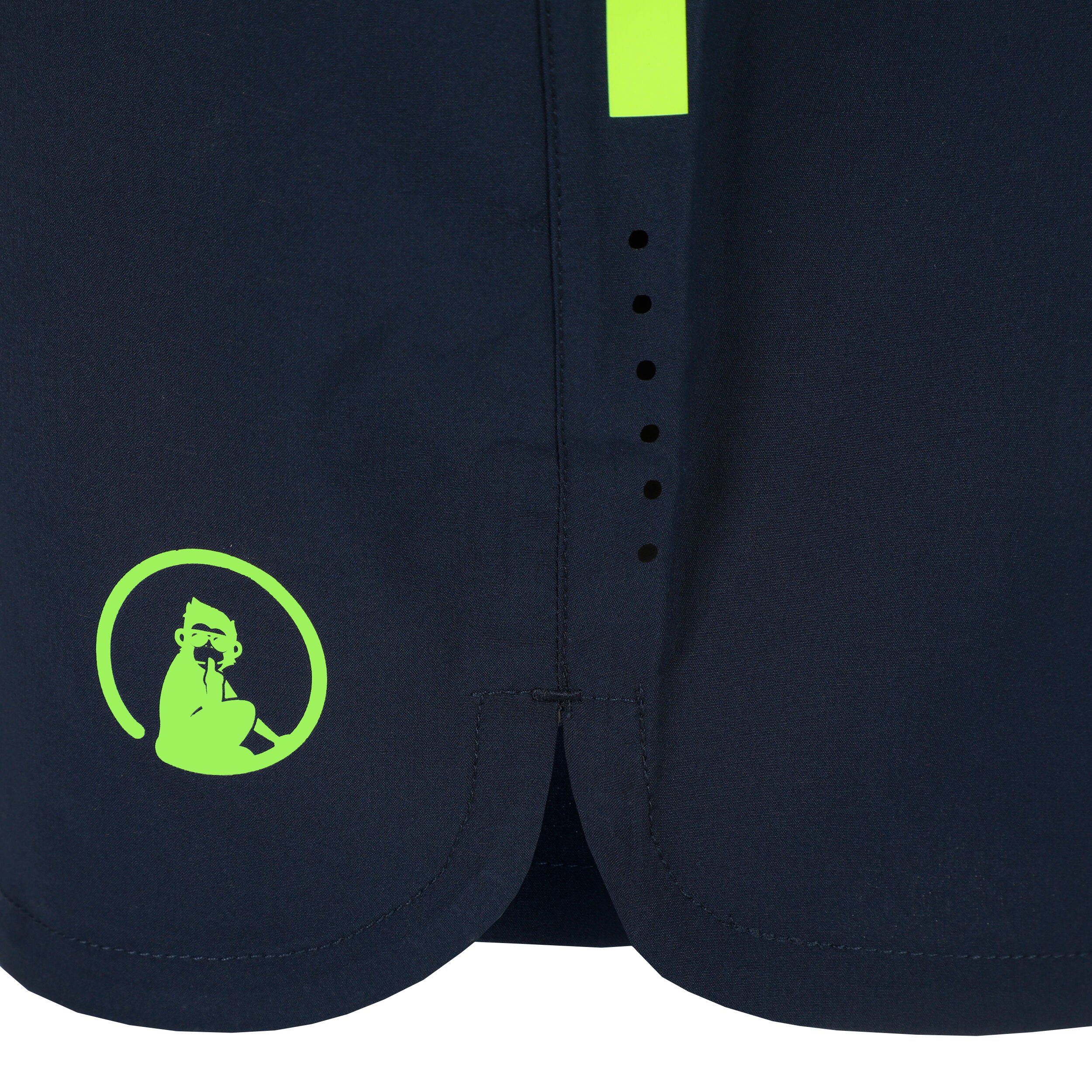 Quiet Please Wild Drop Shorts Hommes - Bleu Foncé , Multicouleur