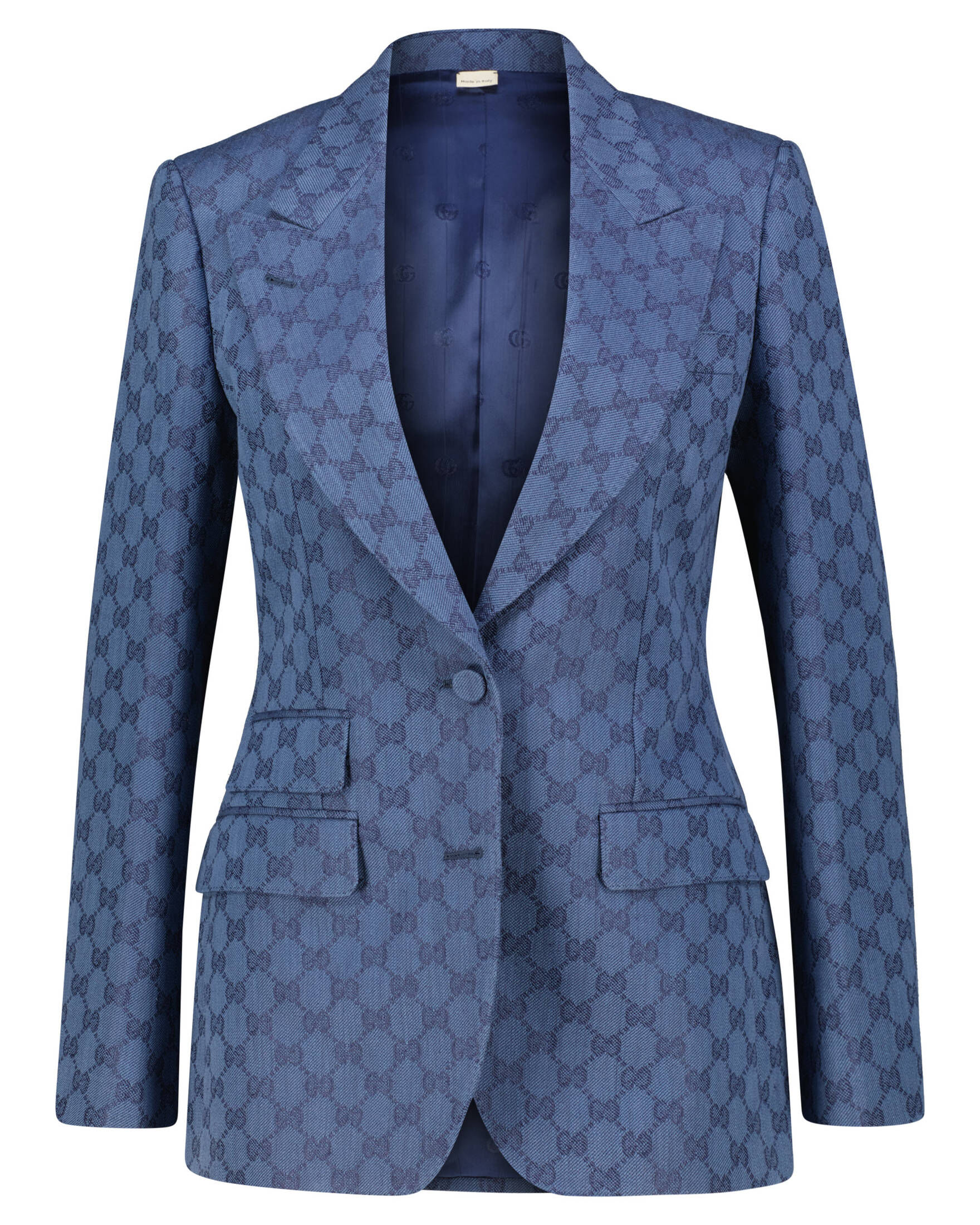 Gucci| Damen Blazer aus Leinen-Baumwolljacquard GG