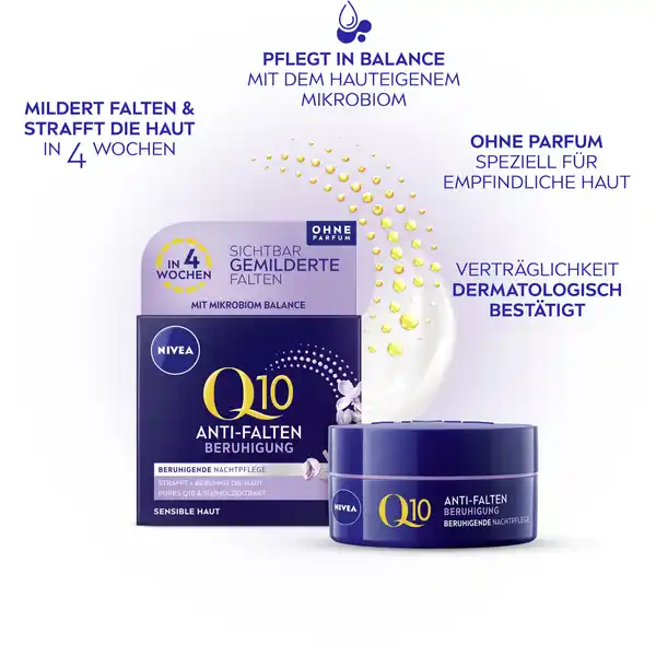 Q10 Power Anti-Falten + Beruhigung Nachtpflege
