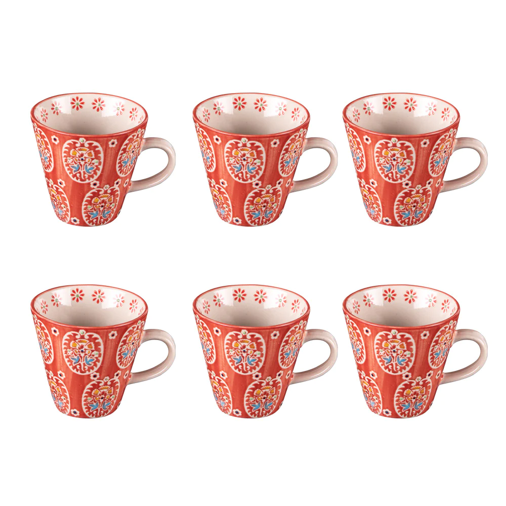 Coffret de 6 tasses 17 cl Sagrada Table passion