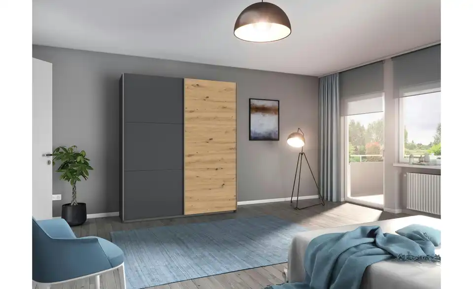 Schwebetürenschrank 175 cm