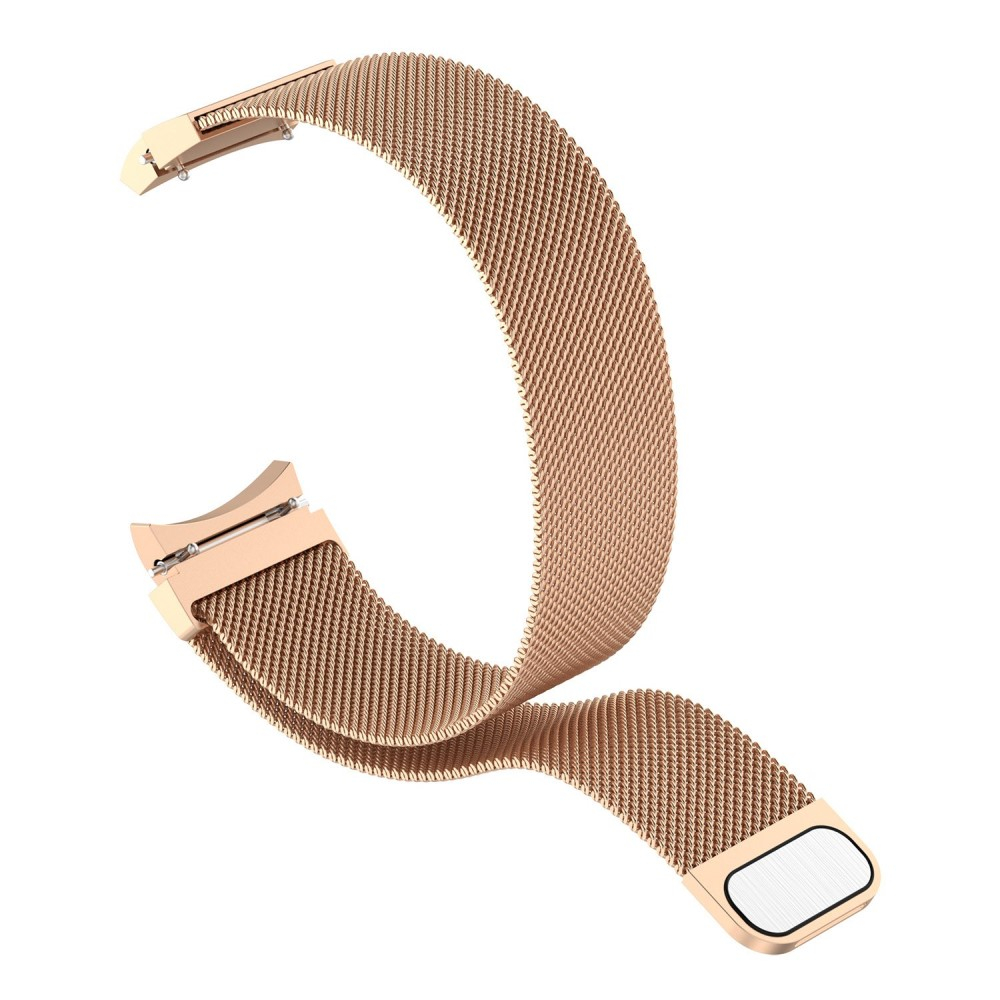 Galaxy Watch 5 (44/40mm) / Watch 5 Pro (45mm) Edelstahl Magnet Armband Milanaise (Gelenkumfang: 170-260mm) - Roségold