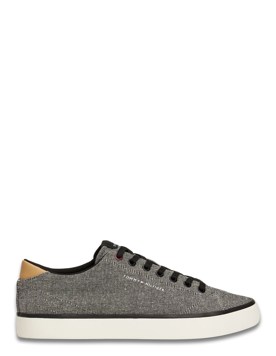 tommy hilfiger Baskets de ville Homme Th Hi Vulc Low Chambray Noir/Gris